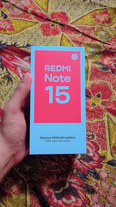 Redmi Note 15 108MP | 6000mAh Battery | 9 Months Warranty | Like New