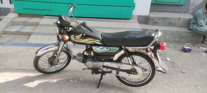 Bike Honda 70cc black colour