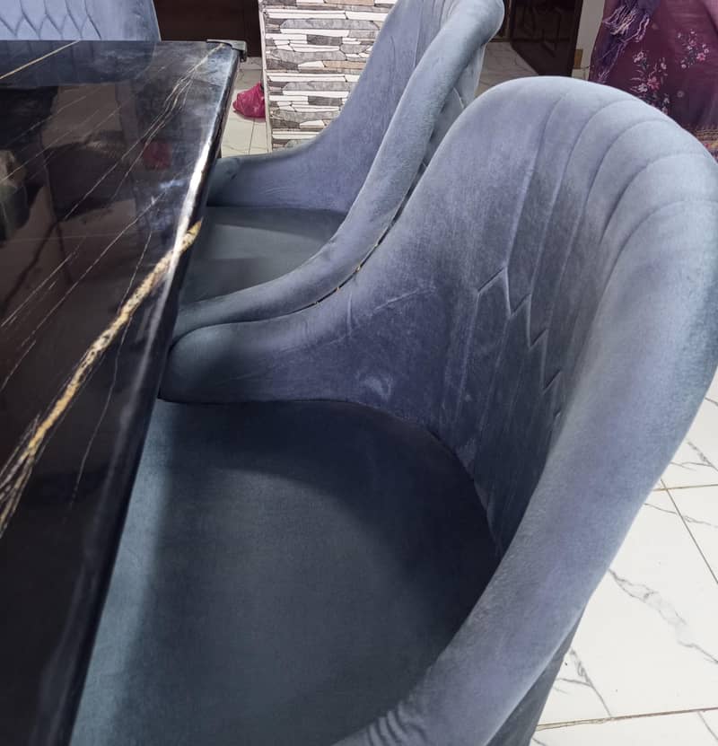6 chairs dining table 1