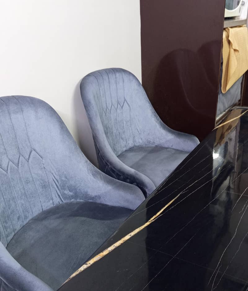 6 chairs dining table 2