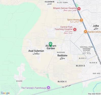 Stunning Prime Location Residential Plot Is Available For sale In Al Haram Garden - Block A