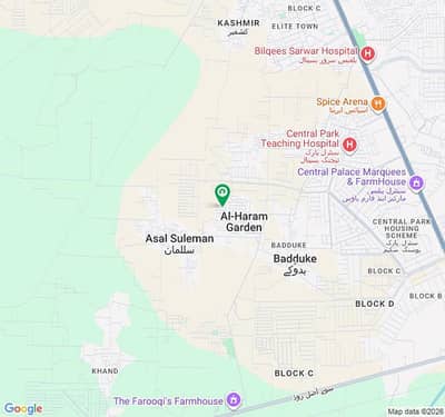 Prime Location 3 Marla Residential Plot For sale In Al Haram Garden - Block C Lahore In Only Rs. 2650000