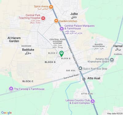 Ideal Prime Location Residential Plot For sale In Central Park - Block B