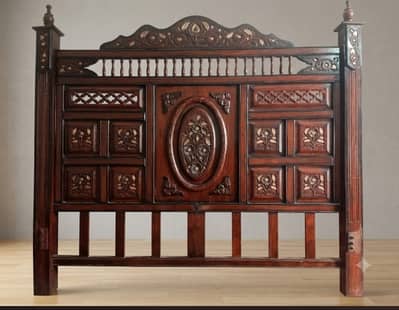 Double king bed with dressing for sale