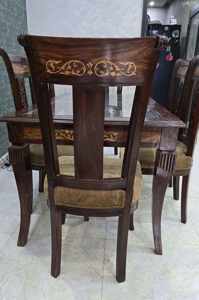 Dining Table Set with 6 Chairs 2
