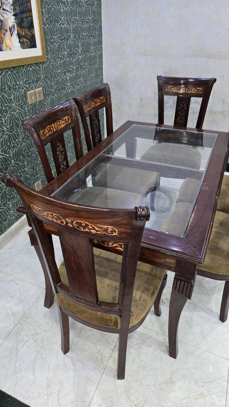 Dining Table Set with 6 Chairs 3