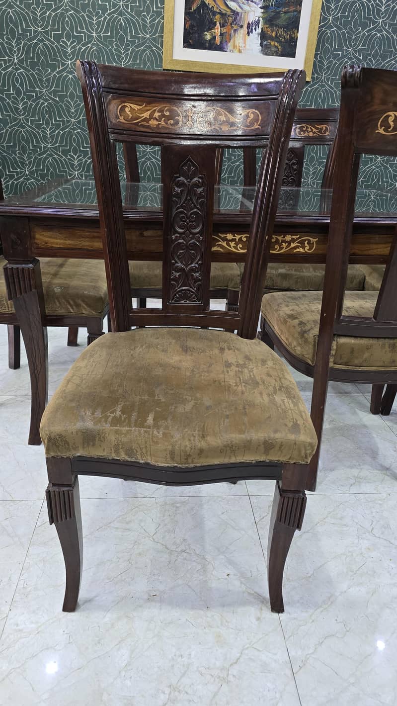 Dining Table Set with 6 Chairs 4