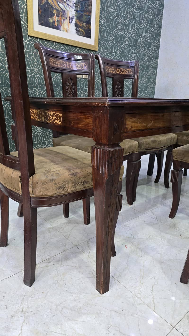 Dining Table Set with 6 Chairs 5