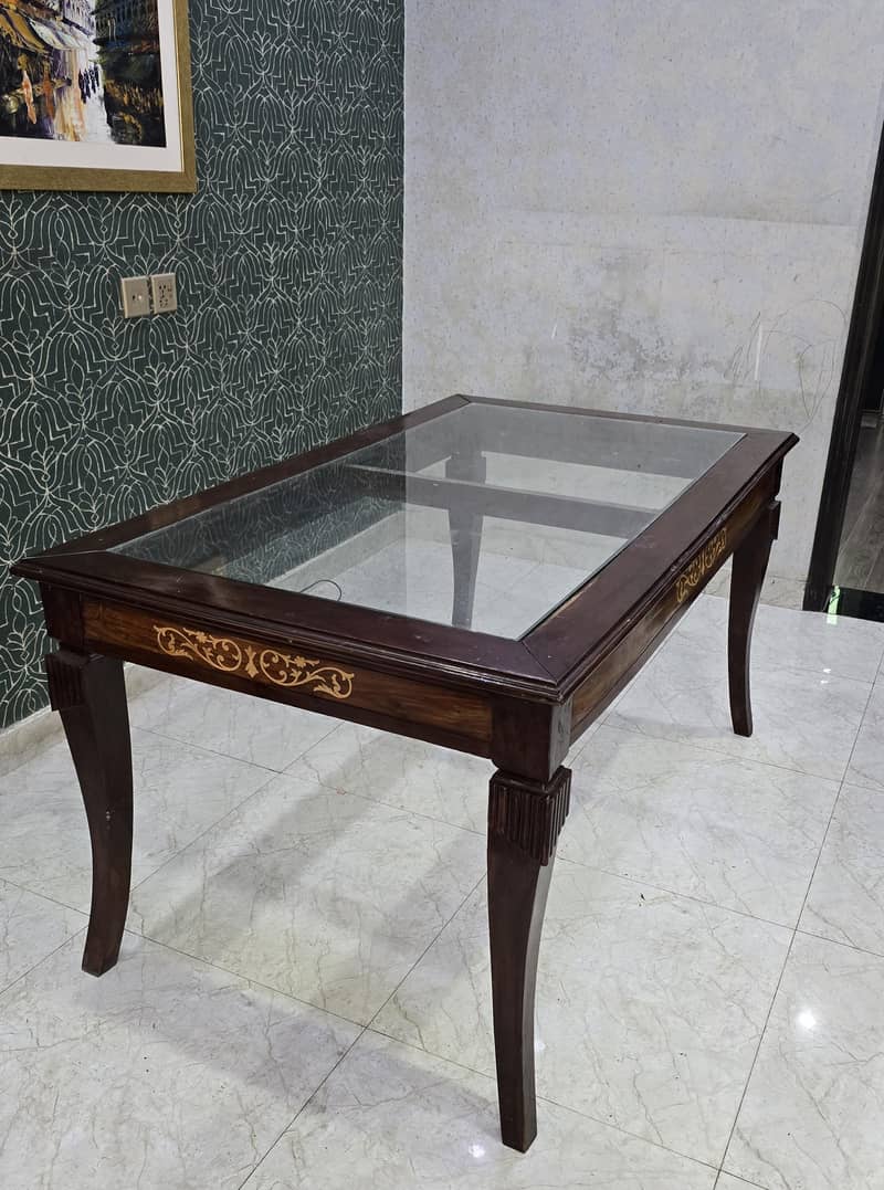 Dining Table Set with 6 Chairs 6
