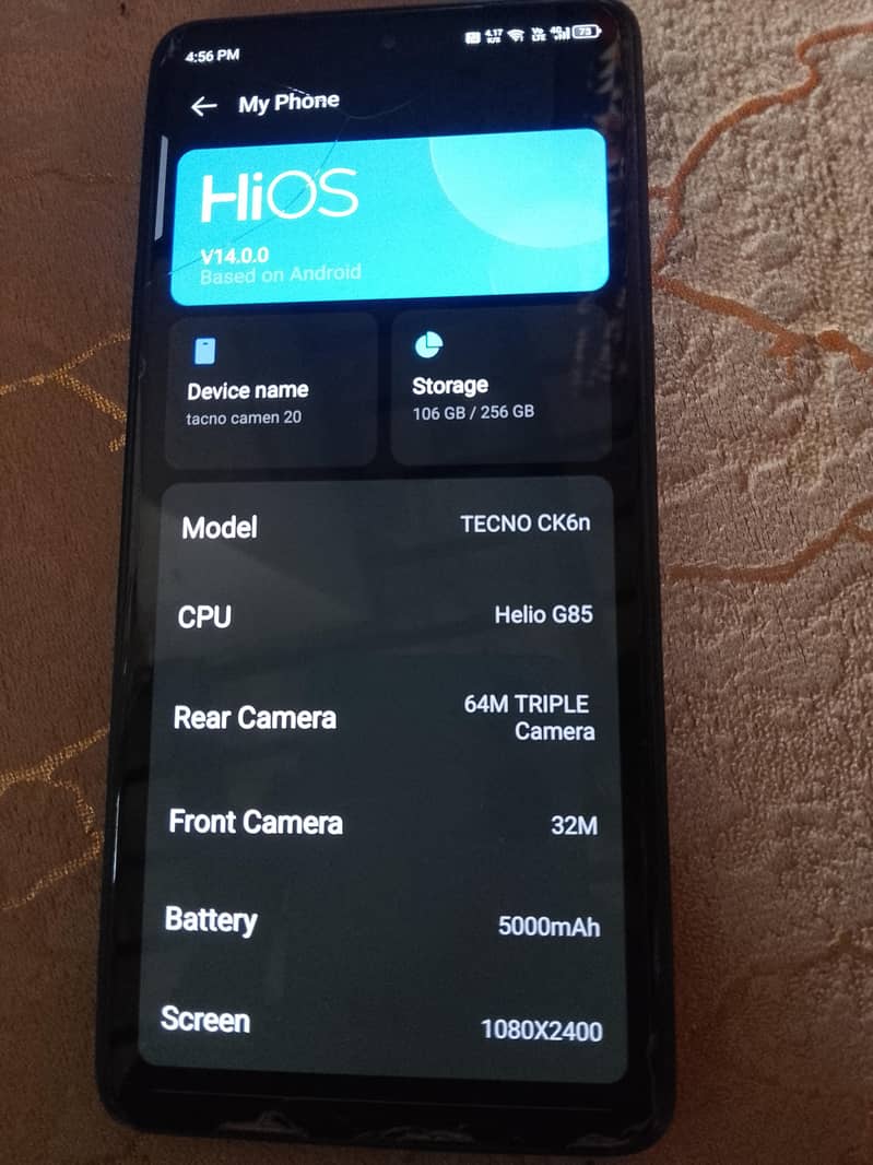Tecno CAMON 20 4