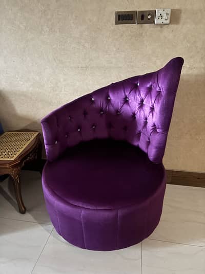 1Purple sofa chair  for sale