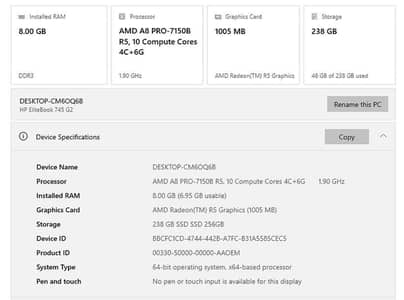 HP laptop for urgent sale