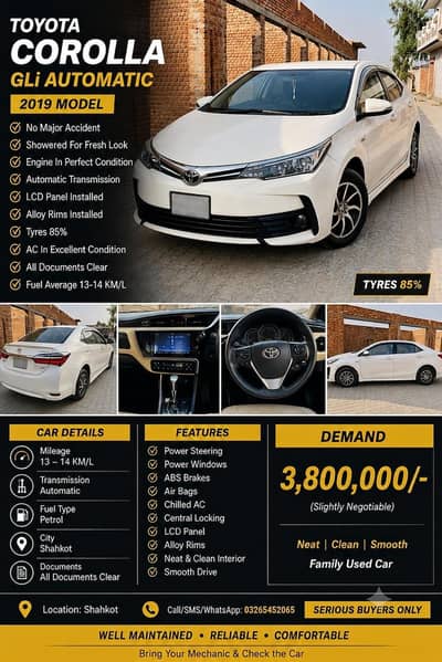 Toyota Corolla GLI 2019