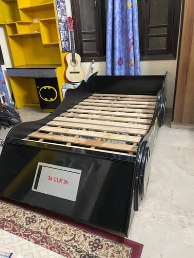 BATMAN CAR BED AND STUDY TABLE