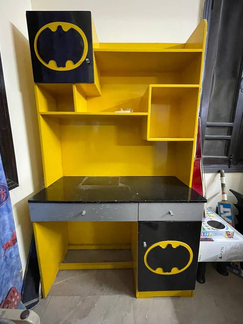 BATMAN CAR BED AND STUDY TABLE 1