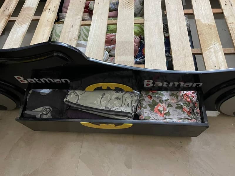 BATMAN CAR BED AND STUDY TABLE 3