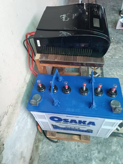 UPS with battery