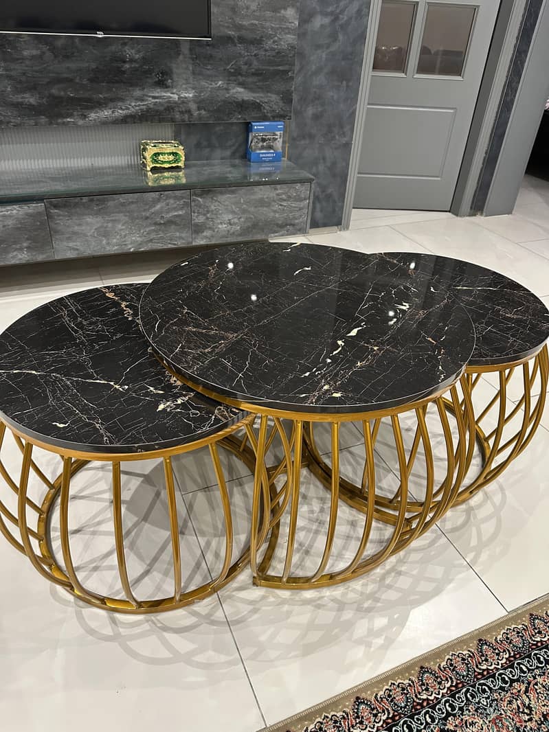 3 Piece Nesting Coffee Table Set 0
