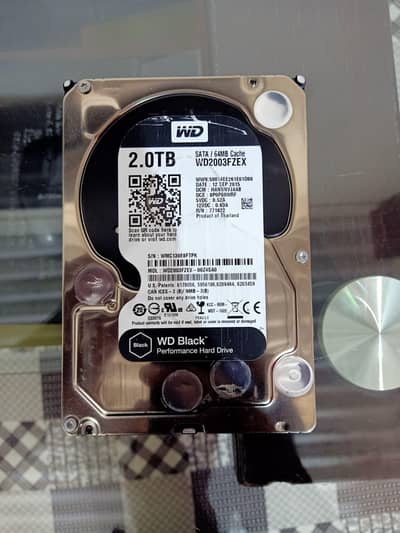 WD 2 TB Black Addition Made in Thailand