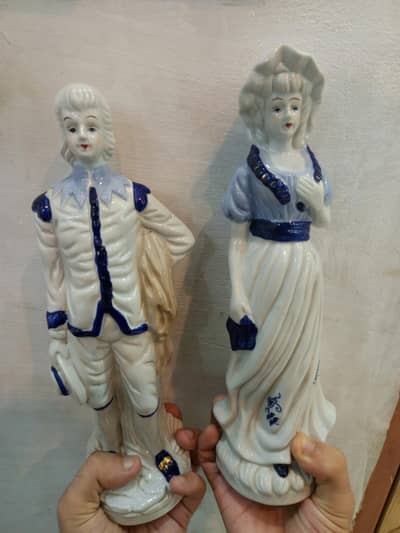 Vintage Porcelain Couple Figurines