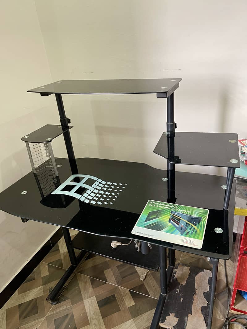 Glass Computer Table 0