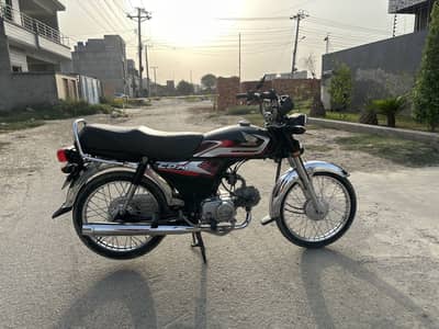 Honda CD 70 2025 Black- First Owner,Lush Condition