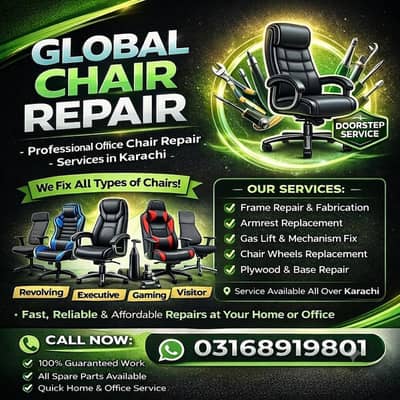 Gaming chair repair | Office Chair Repairing | Revolving Chair Repair
