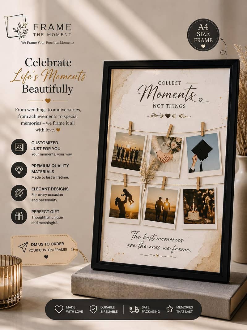 Customized Frames | Nikah, Birthday, Newborn Frames 5