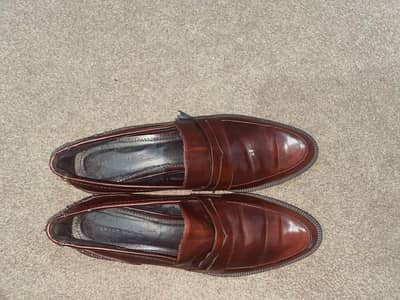 Zara original leather loafers unisex