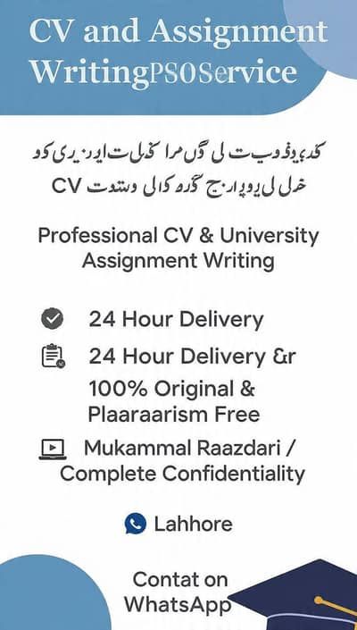 professional CV and University assignment writing -24 hours delivery