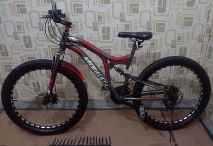 Morgan Crack dual-suspension gear adult-size bicycle