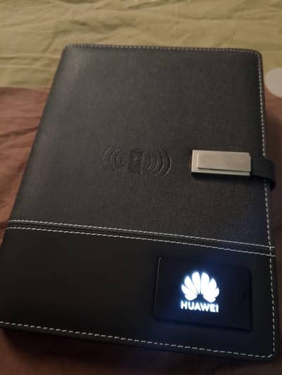 Executive Notebook Diary with Power bank and LED Light