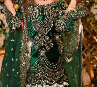 Original Kashee's Party Wear / Mehndi Dress - Stitched (M)