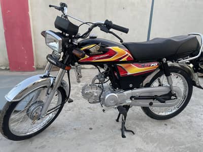 Honda CD 70 2026 Model Black