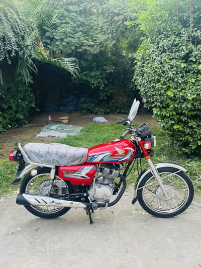 Honda cg 125 2023 model new bike 10/10 condition best for 2024