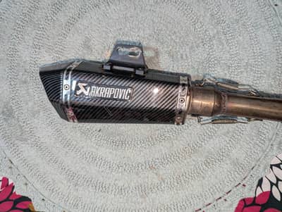 Akrapovic Silencer with Universal Bend Pipe for Sale