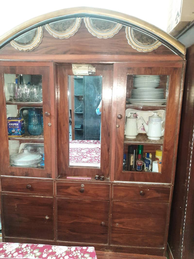 double Bed and showcase 2