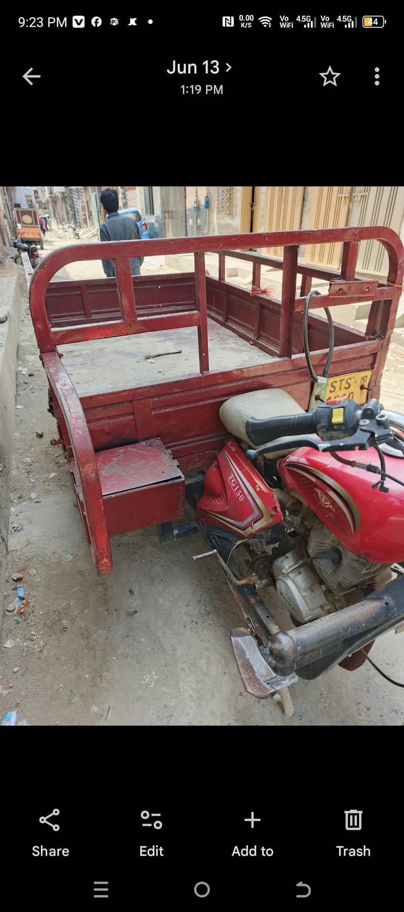 rickshaw good working condition  engine good perfect solid body 0