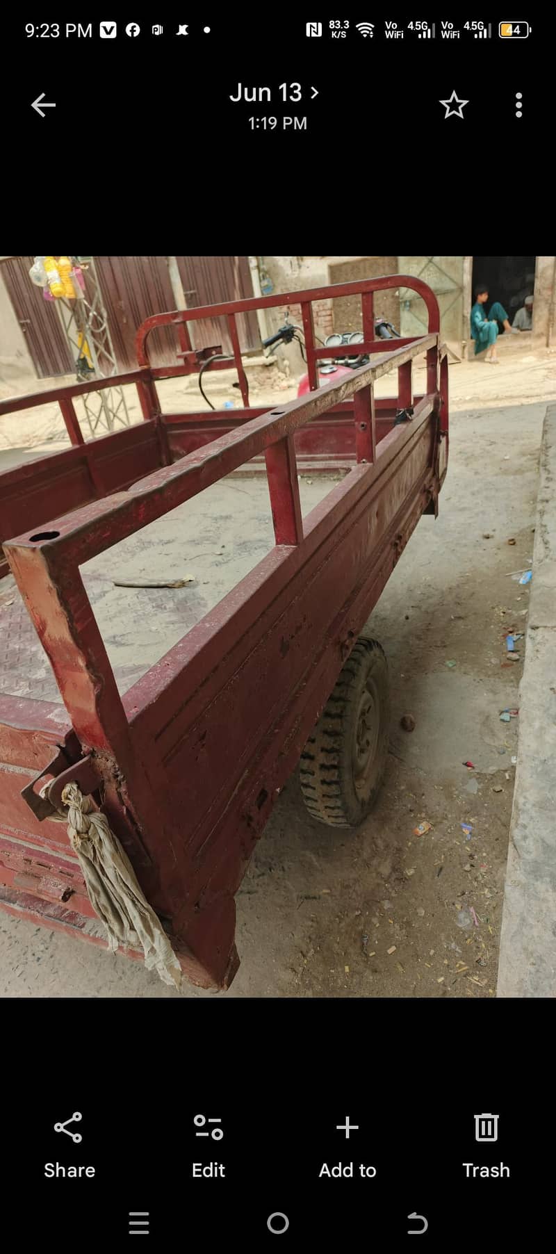 rickshaw good working condition  engine good perfect solid body 1
