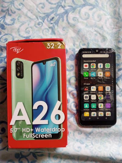 Itel A26 2/32 GB Mobile with Box