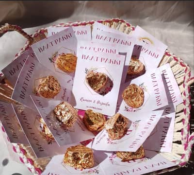 bat pakki or nikah cards
