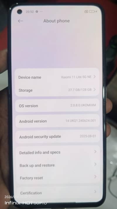 Xiaomi 11 Lite NE