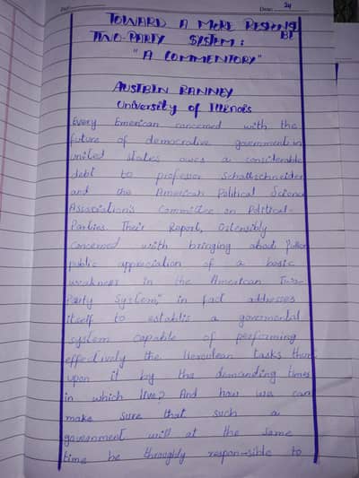 assignment writing