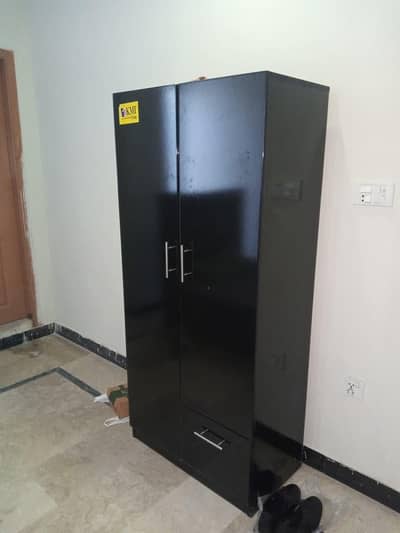Wooden Black Clean Cabinet - Premium Quality
