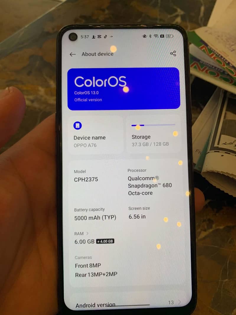 OPPO A76 3
