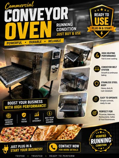 Pizza/Bakery Conveyor Oven for Sale – Fully Tested, Excellent Conditio