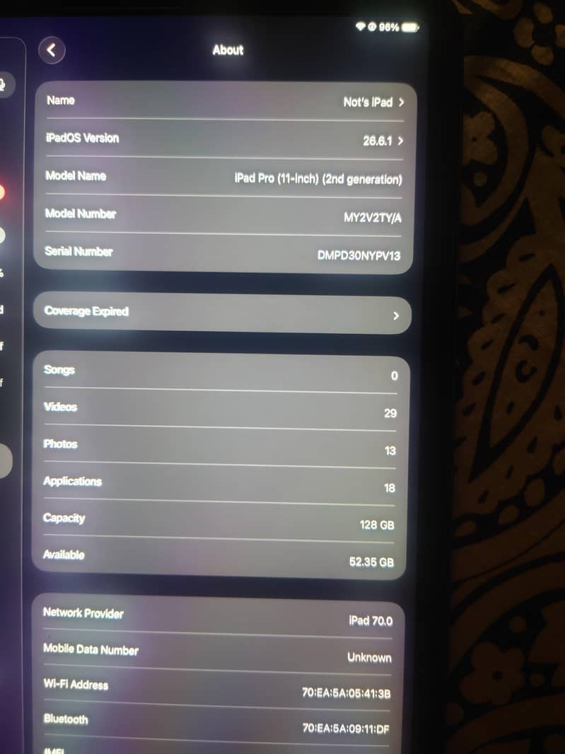 Ipad Pro 2nd Gen 5
