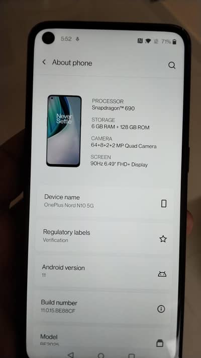 One Plus Nord N10