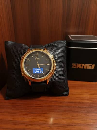 Skmei dual Time digital watch brand new with ss box