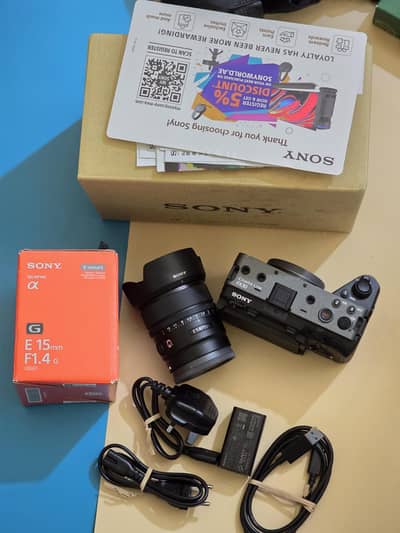 Sony FX30 Camera With 15mm F1.4 G lens